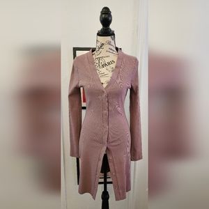 COLLUSION By ASOS Dusty Rose Snap Midi Dress US Size 6